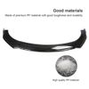 Black Front Bumper Chin Lip Splitter Spoiler + Strut Rods For Dodge Durango SRT