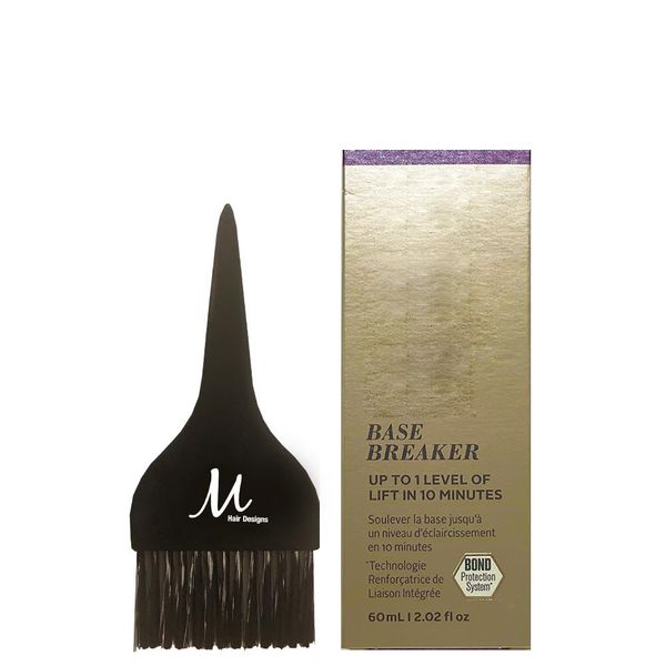 Blond Me Base Breaker Soft Cool Permanent Hair Color 2 Ounce and M Hair Designs Tint Brush (Bundle)