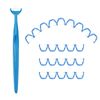1 Piece Reusable Dental Floss Holder Handle +100 Pieces Replacement Floss Heads Teeth Stick Toothpicks Floss to Clean Between The Tooth