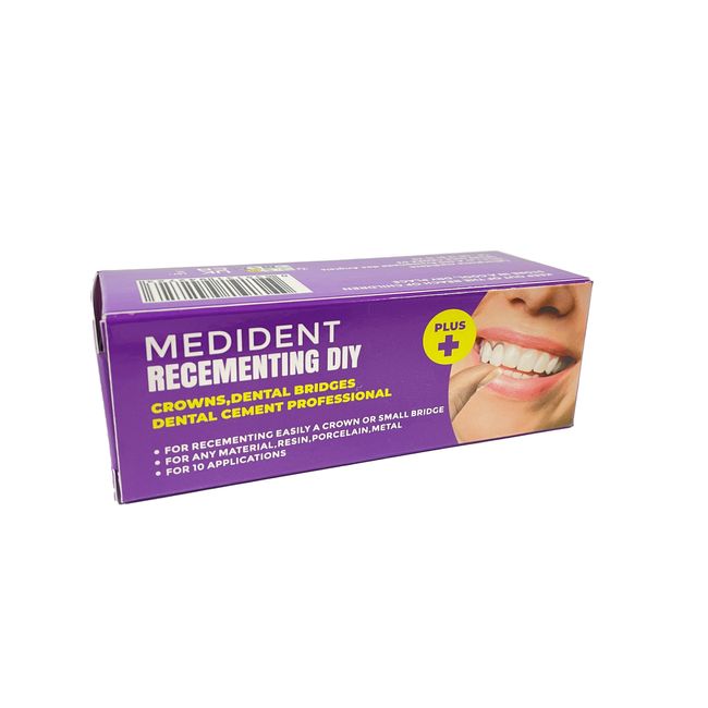 DENTAL CEMENT FOR RECEMENTING CROWNS OR BRIDGES.Stronger bond.Suitable for particular use-