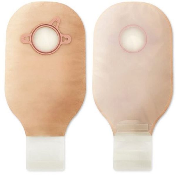 5018134 - Hollister Inc New Image 2-Piece Drainable Pouch 2-3/4, Lock N Roll, Transparent