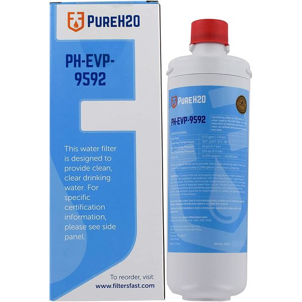 PureH2O PH-EVP-9592 Compatible Replacement for Everpure EV959206 RV Water Filter