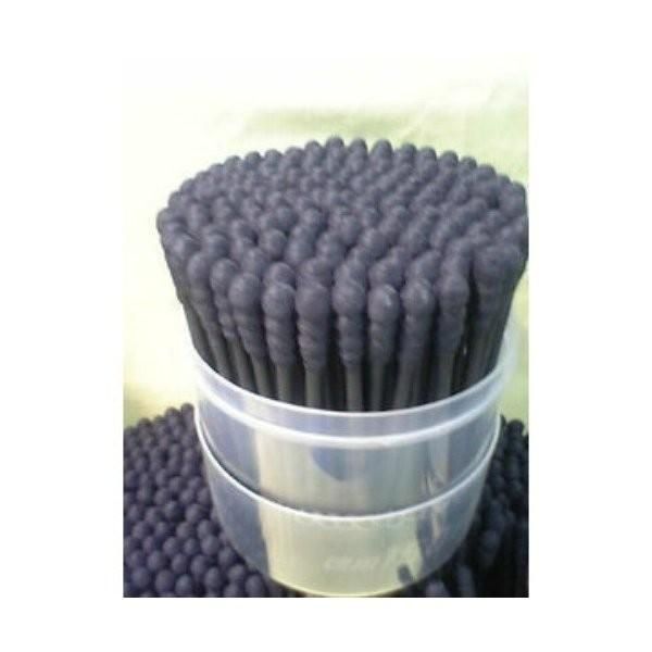 Buy 1999 yen or more and save on shipping Showa Paper JEL Paper Stick Black Cotton Swabs 150 pcs (4580164940061)