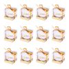 DOITOOL Cupcake Containers - 12Pack Clear Boxes with Single Cupcake Carrier, BPA-Free (Gold)