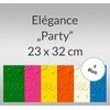 ELEGANCE 220G.23x32CM,5BL.PARTY SONNENGELB