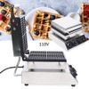 Electric Waffle Maker Commercial Belgian Waffle Baker Nonstick Baking Machine