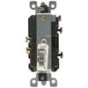 Leviton 5225 15 Amp, 120 Volt, Duplex Style Combination Single Pole Switch/Receptacle Grounding, Brown