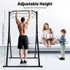 Pull Up Bar with Thickened Pipe, Triangular Pull Up Station, Multifunctional Adjustable Height Pull Up Bar Freestanding for Home Gym Strength Training Equipment, (Max. Load: 200kg/440.92lbs)