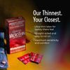 Kimono MicroThin Condoms Pack of 24 - Premium Lubricated Natural Latex, Thinnest, Vegan-Friendly, No Latex Odor - Thin, Strong, and Extra Sensitive