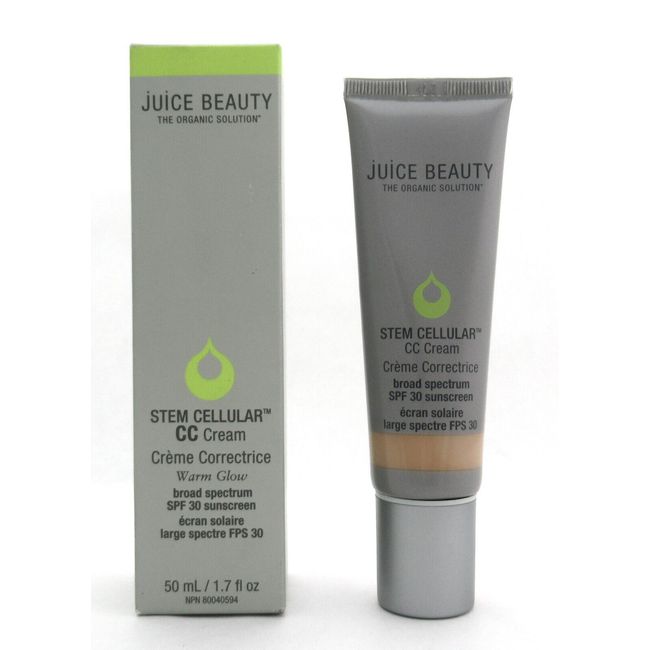 Juice Beauty Stem Cellular CC Cream Warm Glow SPF 30 50 ml./ 1.7 oz. New in Box