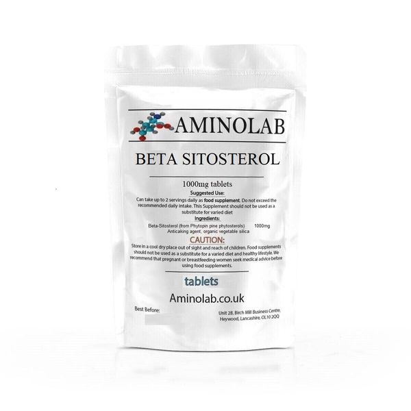 Aminolab - Beta Sitosterol 1000mg 365 Tablets