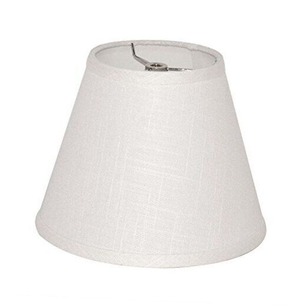 Barrel White Small Lamp Shade for Table Lamps Replacement, 5x9x7 white