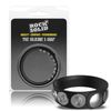 Rock Solid Silaflex 5 Snap Adjustable Black cock ring Male Erection Enhancer