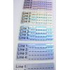 SV175c 100 CUSTOMIZED SVAG .75" x 1.5" Hologram Security Stickers