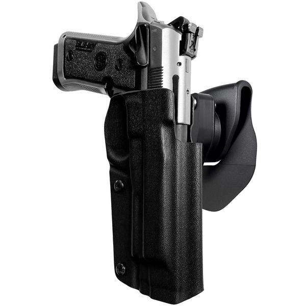 OWB Quick Release Paddle Holster fits Beretta 92X Performance 4.9'' (Right-Hand Draw, Black)