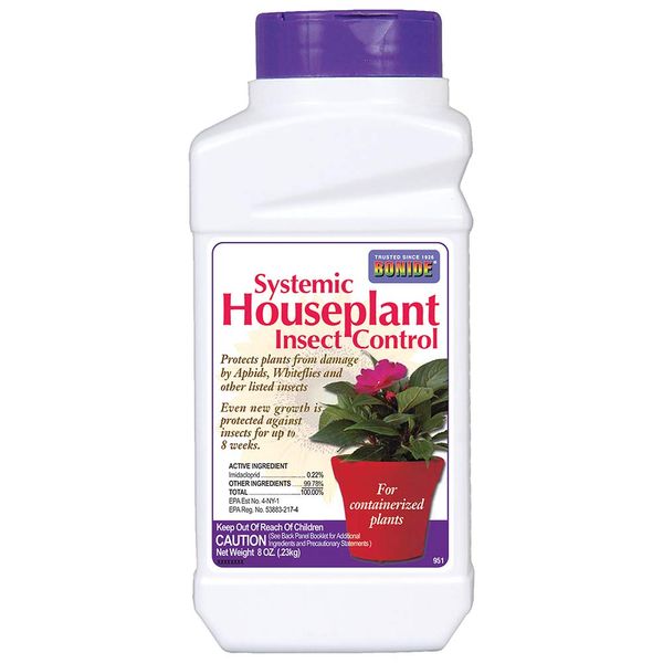 Bonide (BND951) - Systemic House Plant Insect Control, 0.22% Imidacloprid Insecticide (8 oz.), white