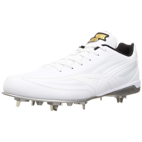 SSK Pro Edge TT-L Baseball Cleats, white × white (1010)