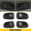 4X FOR 93-97 For Toyota Corolla Interior Inner Inside Door Handle Black Set EAW