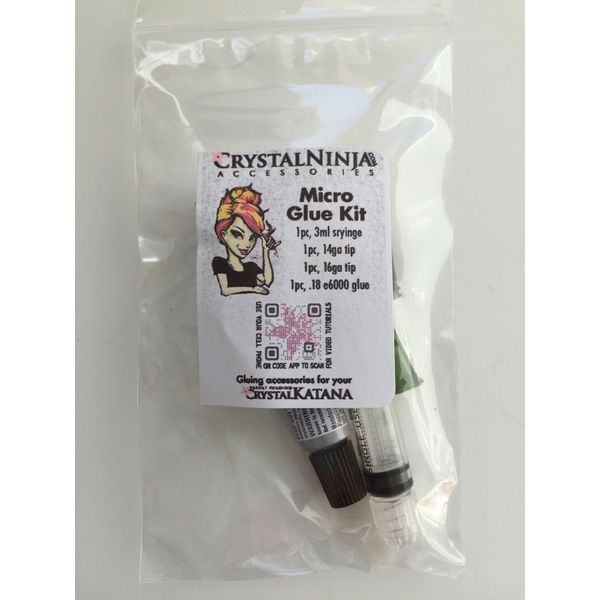 Crystal Ninja Micro Glue Kit with Tips for Jewelry Making and Crafts