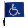 Handicap Golf Cart Flag with EZ On/Off Bracket