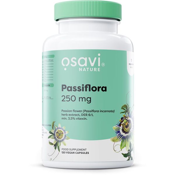 Osavi Passiflora, 250mg - 120 Vegan caps