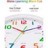 Silent Kids Wall Clock – Non-Ticking Battery-Powere