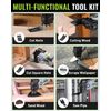 20V Oscillating Tool Kit Cordless Brushless 19000RPM Orbiting Multi Tool