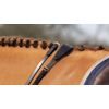 LeMieux Soft Rubber Reins - Brown/Brown Cob