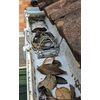 2 Pack - Gutter Pipe Leaf Wire Balloon 75-90mm - Galvanised