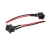 sourcingmap 4 Pcs Rectangle Wired Latching ON-OFF Type Car Boat Rocker Switch