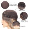 AFBeauty Lace Front Braided Wig Handmade Brown Mix Blonde 5 Braided Wig Synthetic Omber Brown Box Braided Afro Braiding Hair for Women Makeup Party