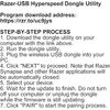 Fits for USB Replacement USB Dongle Receiver Adapter for Razer Viper V2 Pro Wireless Gaming Mouse (White)