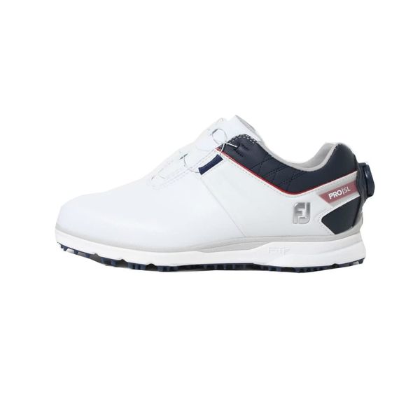 FootJoy Pro Core BOA Men's Golf Shoes, multicolor (white / navy / red)