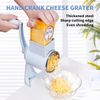 Nut Chopper Grinder Hand Crank Rotary Cheese Grater for Walnuts Pecans All Nuts