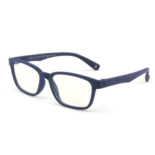 FOURCHEN Anti Blue Light Glasses for Kids Computer Glasses,UV Protection Anti Glare Eyeglasses Computer Glasses Video Gaming Glasses for Children (Matte Blue)