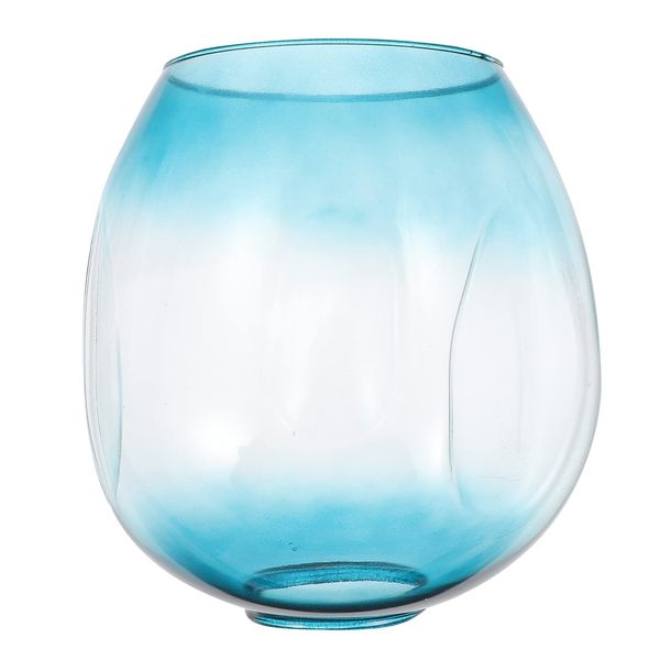 ibasenice Glass Globe Lamp Shade Chandelier Lamp Shade Ceiling Light Covers Clip On Bulb Lampshade for Table Wall Floor Ceiling Lamp Blue