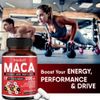 Organic Maca Root Capsules, Supports Energy, Mood,And Performance 120 Capsules