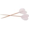 Folat 61561 White Party Pickers Hearts-50 Pieces