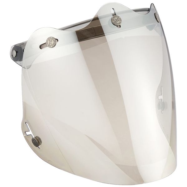 JAMTECH JAPAN CPSB-02 72JAM Helmet Shield, Retractable 3D Competition Shield (Flash Mirror + Clear)