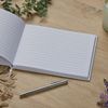 Personalised 70th Birthday Gift Guest Book Present Design.