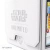 Gamegenic | Star Wars Unlimited Deck Pod - White/Black | Trading Card Accessory