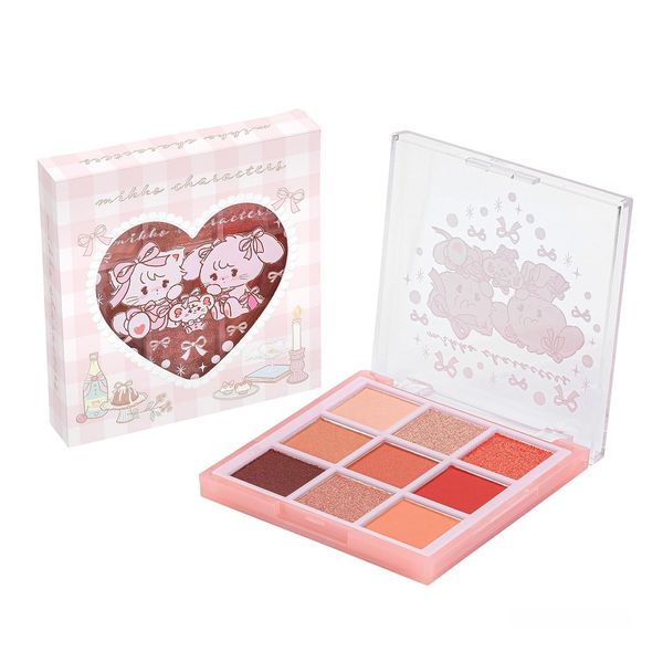Maruka 175455 Mikko Eyeshadow Palette, Pink