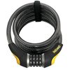 On-Guard Doberman-8031 Combo Coil Lock - Black, 18.5 x 1.2 cm