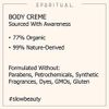 SPARITUAL Geranium Cedar Wood Body Cream 177ml