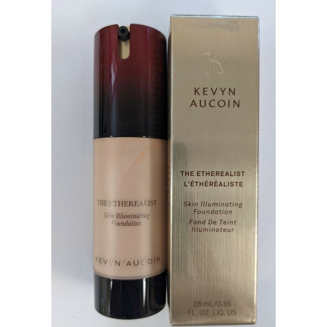 2PACK KEVYN AUCOIN THE ETHEREALIST SKIN ILLUMINATING FOUNDATION LIGHT EF 01 NIB