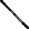 Personalised dog collar with name and tel (med, black)