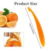 AWAVM 1PC Plastic Orange Peeler, Long-Handle Orange Peeler Tool Orange