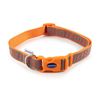 Ancol Patterned Collection Reflective Bone Collar size 5-9 to fit neck circumference 45-70 cm, Orange