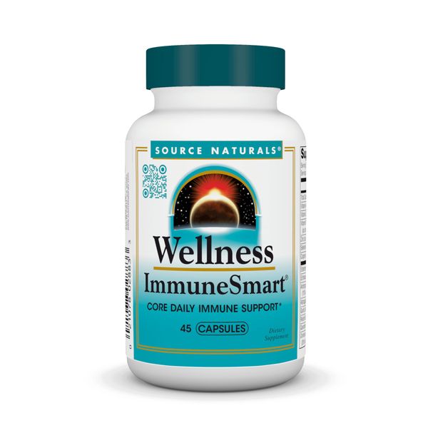 Source Naturals Wellness ImmuneSmart - Core Daily Immune Support* - 45 Capsules
