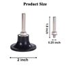 4 Pack Roll Lock Disc Holder Quick Change Die Grinder Disc Pad Holder 1/4" Shank